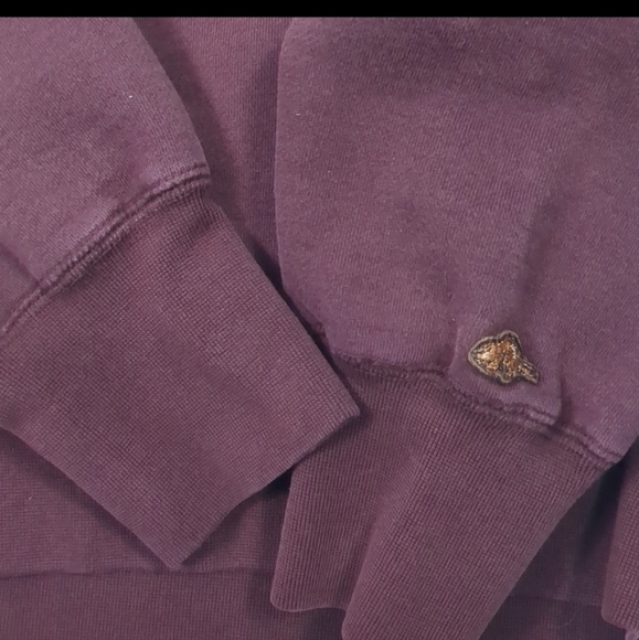 Roots Burgandy Hoodie Size XS - Picture 3 of 4